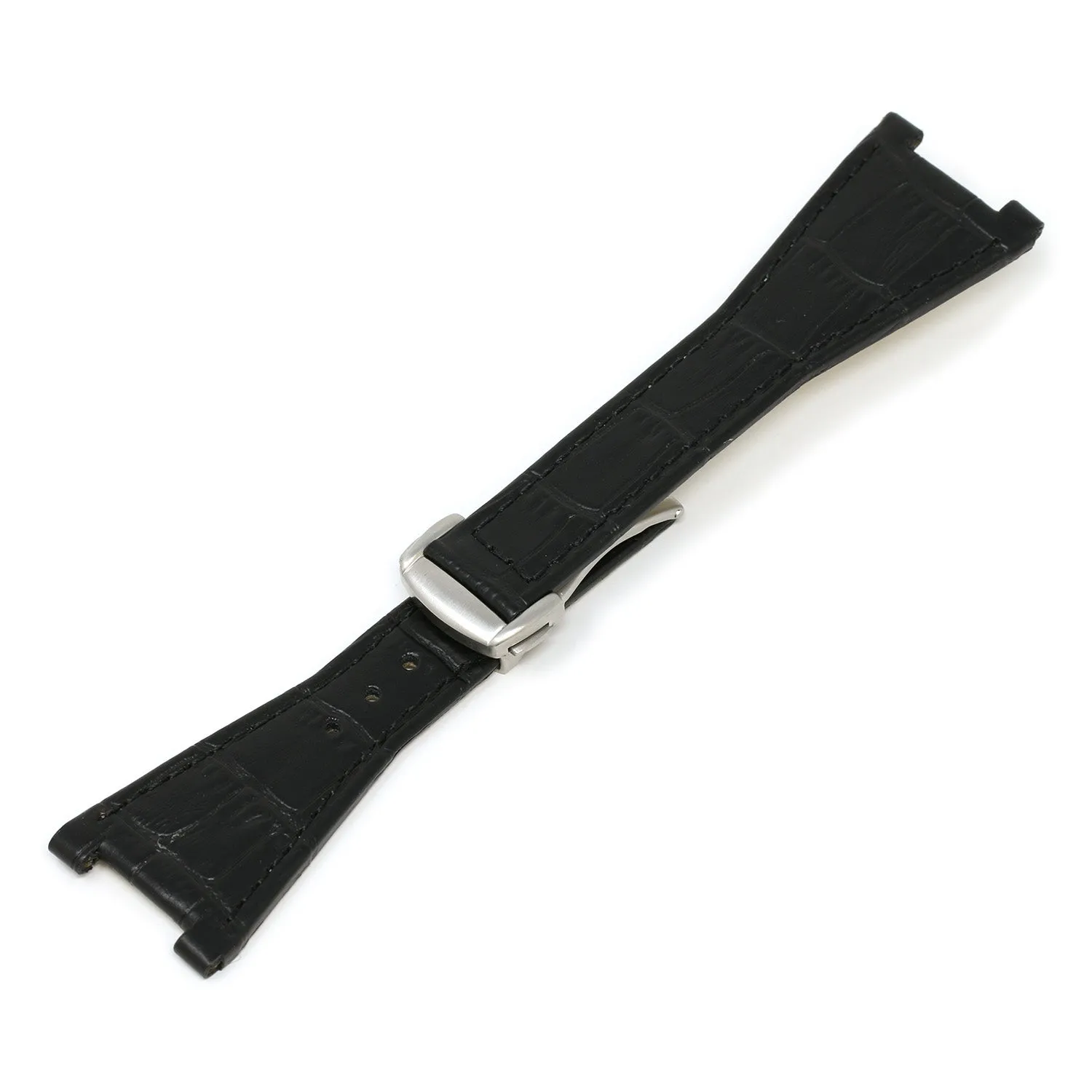 Croc Embossed Strap for Omega Constellation Quadra
