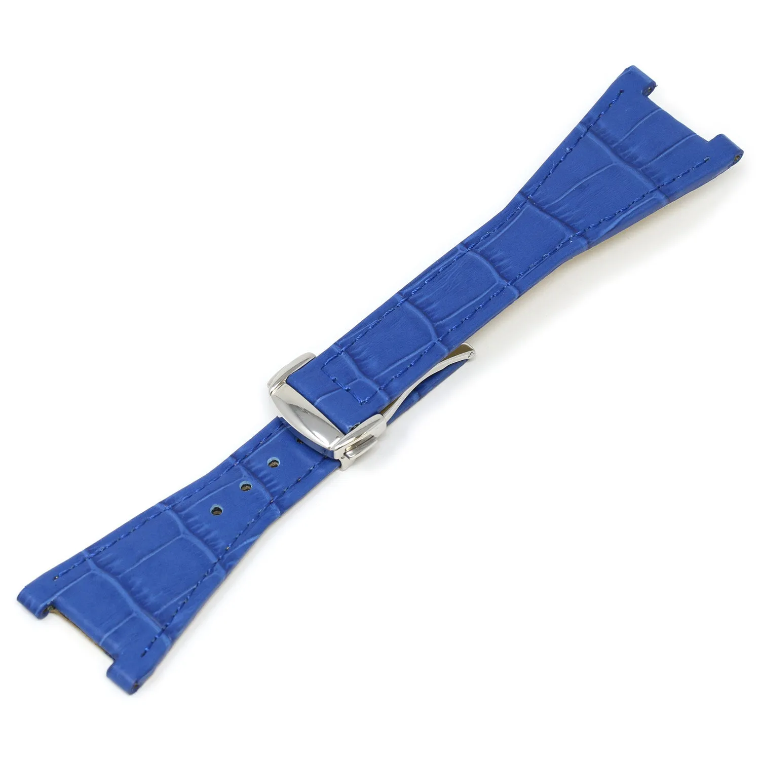 Croc Embossed Strap for Omega Constellation Quadra