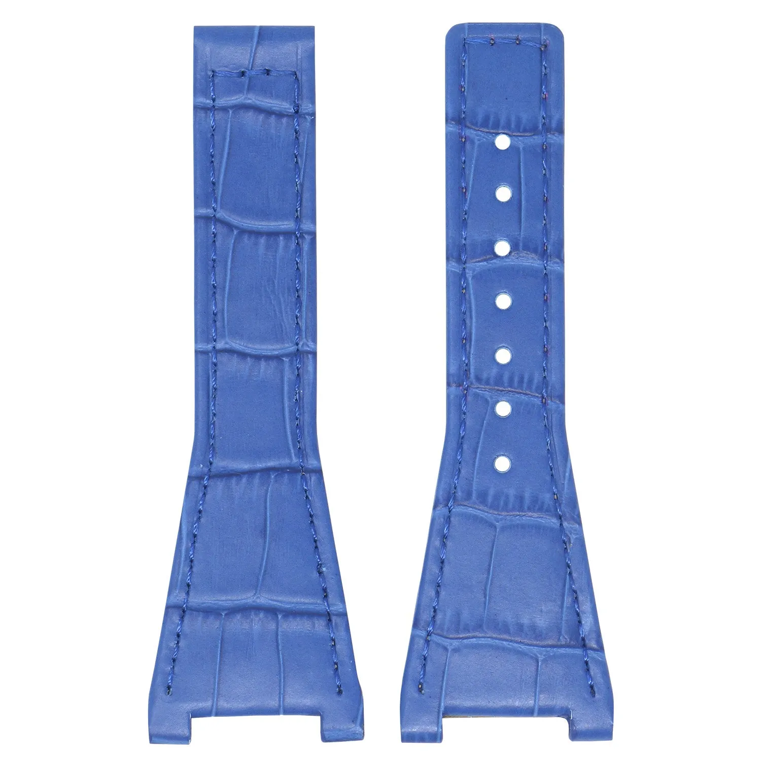 Croc Embossed Strap for Omega Constellation Quadra