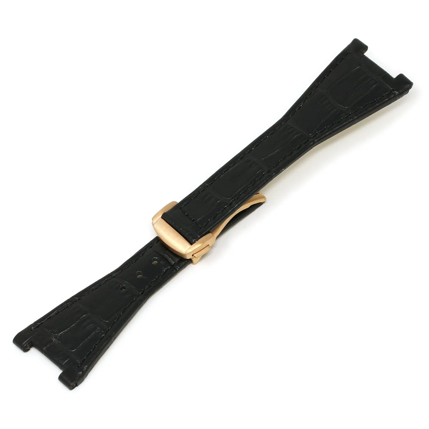 Croc Embossed Strap for Omega Constellation Quadra