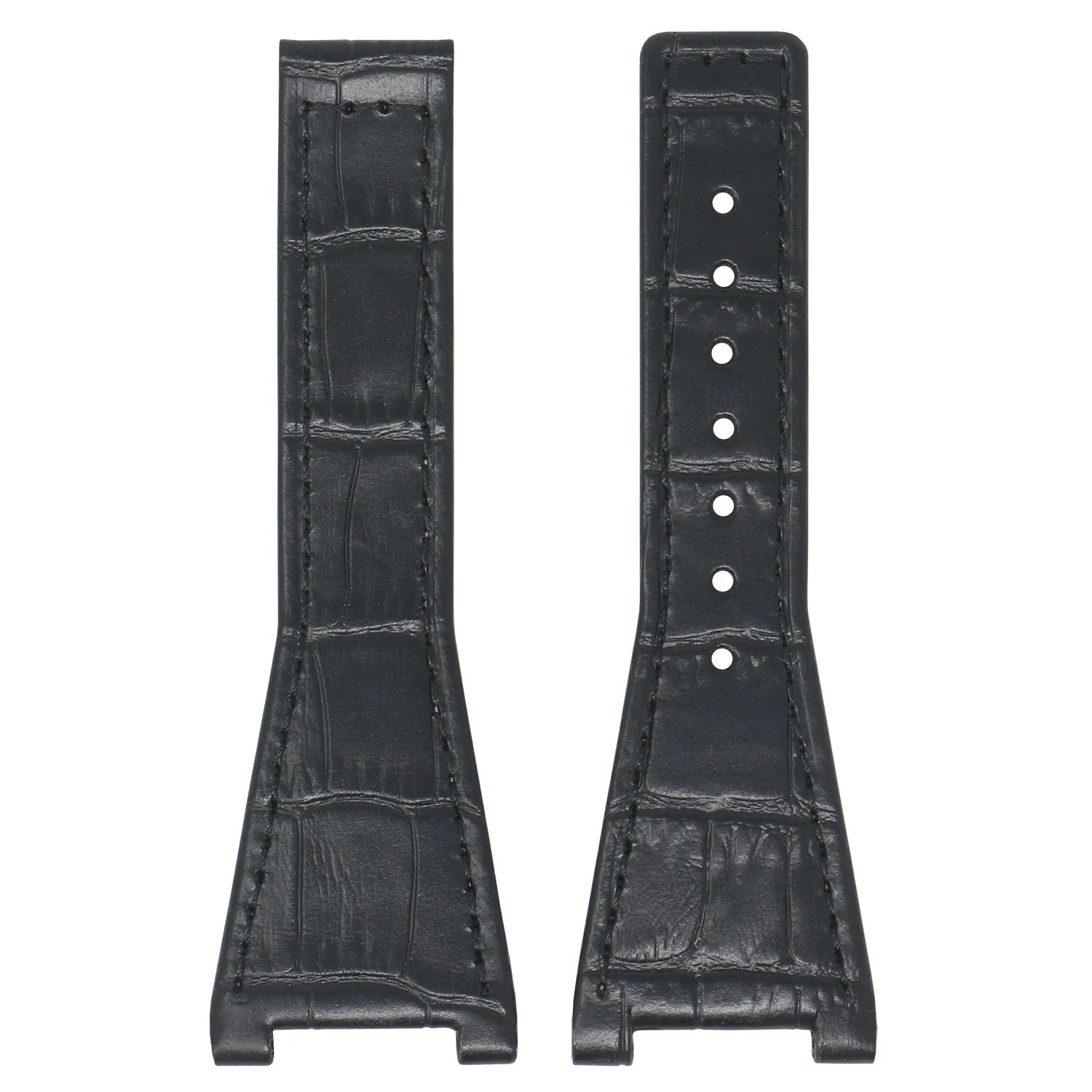 Croc Embossed Strap for Omega Constellation Quadra
