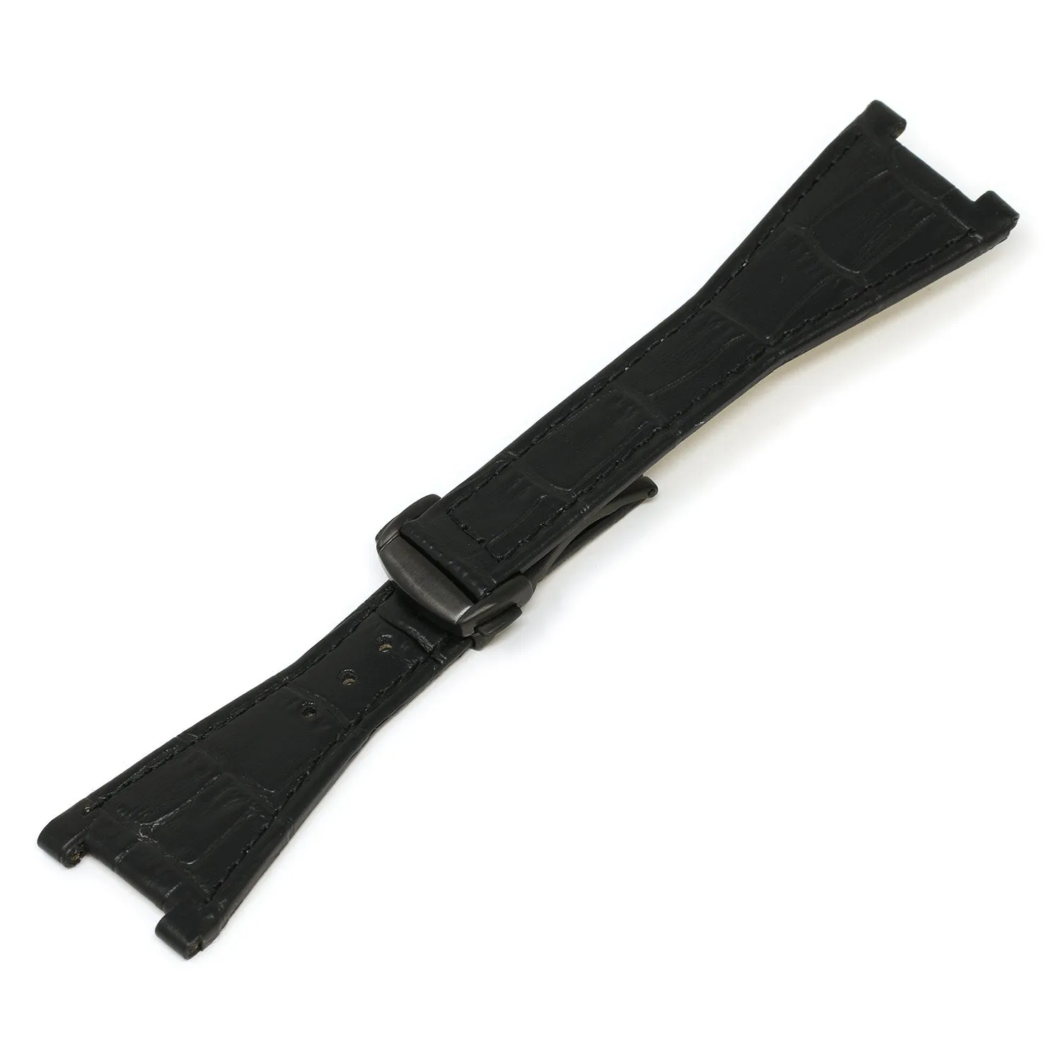 Croc Embossed Strap for Omega Constellation Quadra