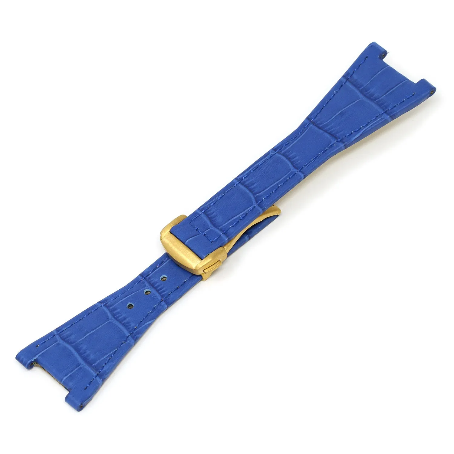Croc Embossed Strap for Omega Constellation Quadra