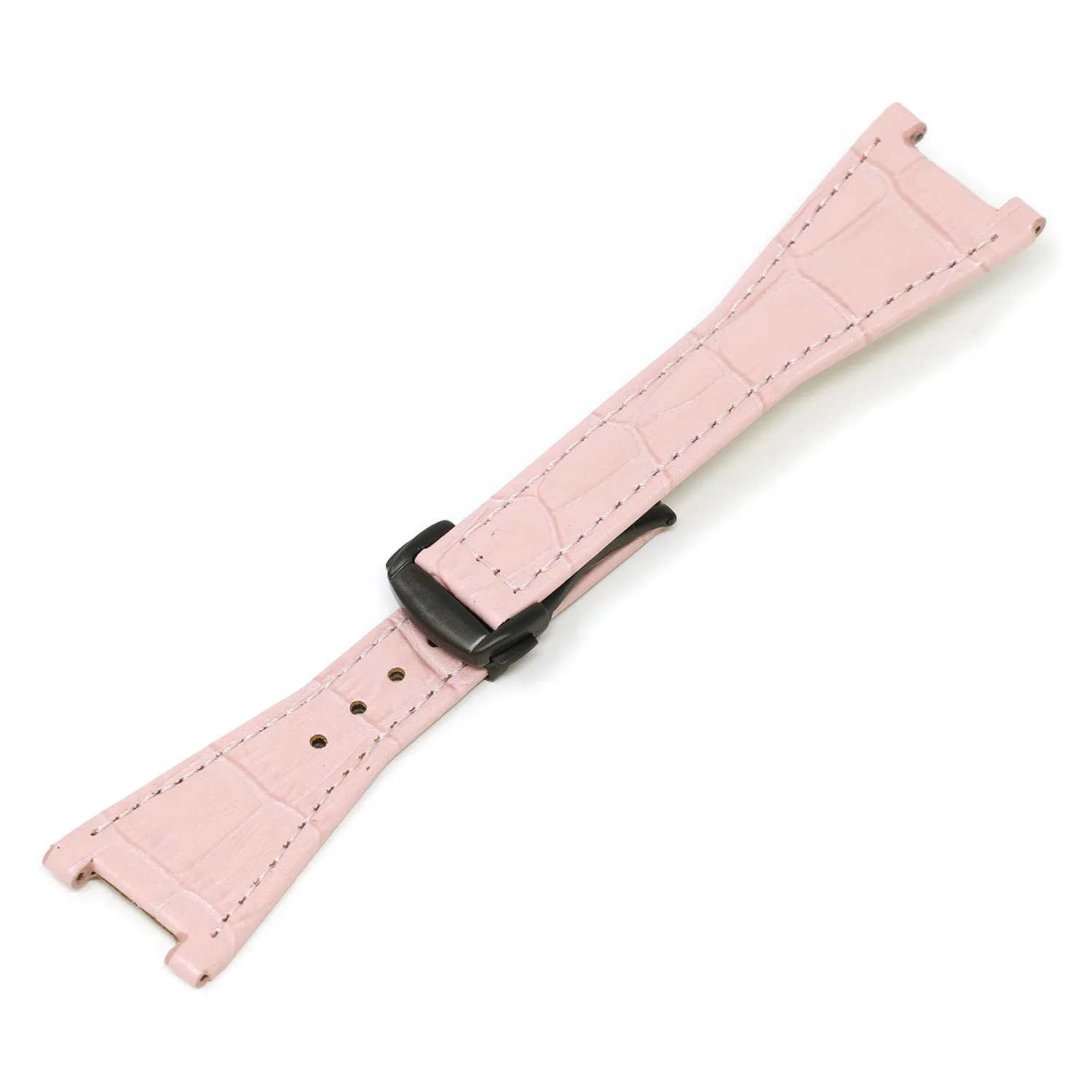 Croc Embossed Strap for Omega Constellation Quadra