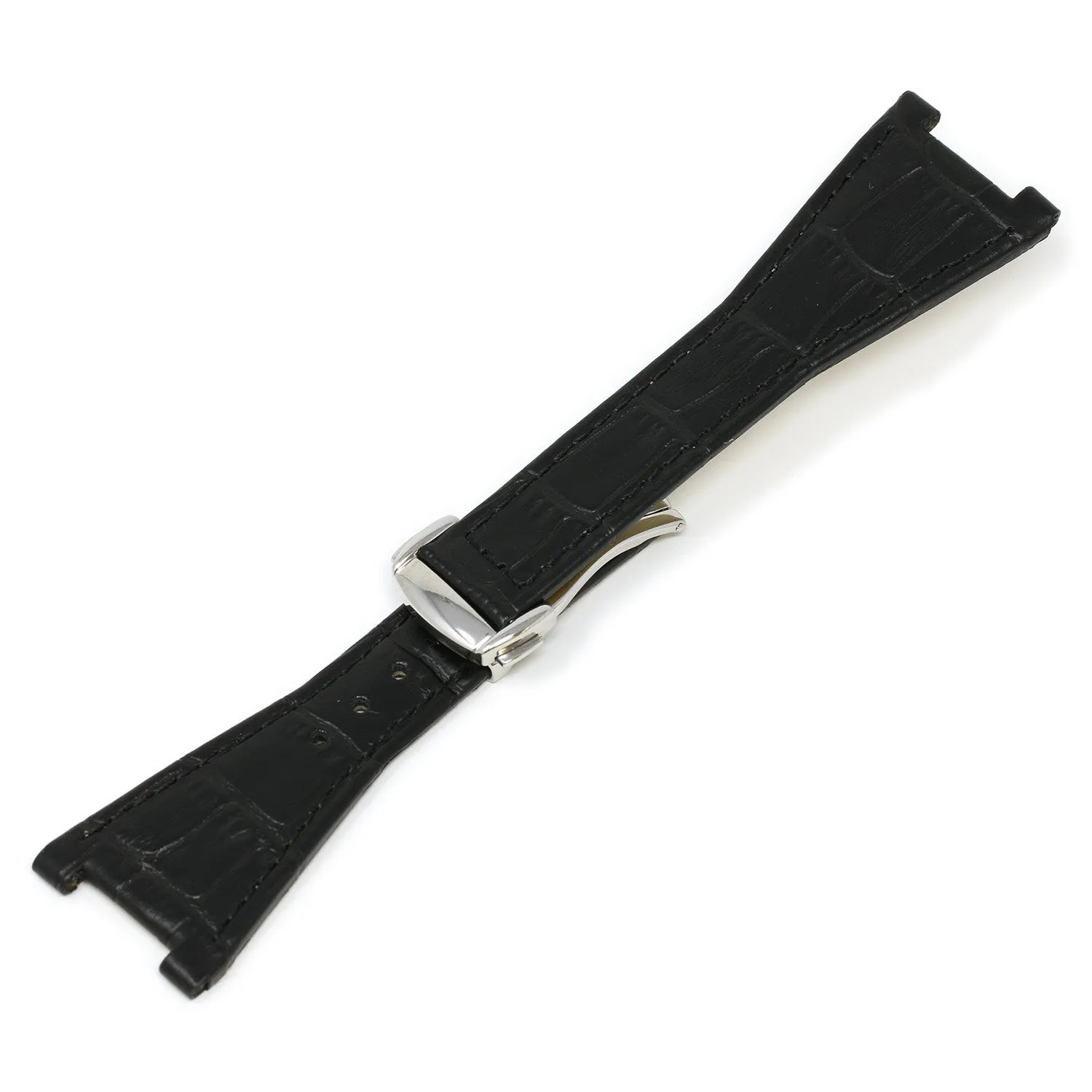 Croc Embossed Strap for Omega Constellation Quadra