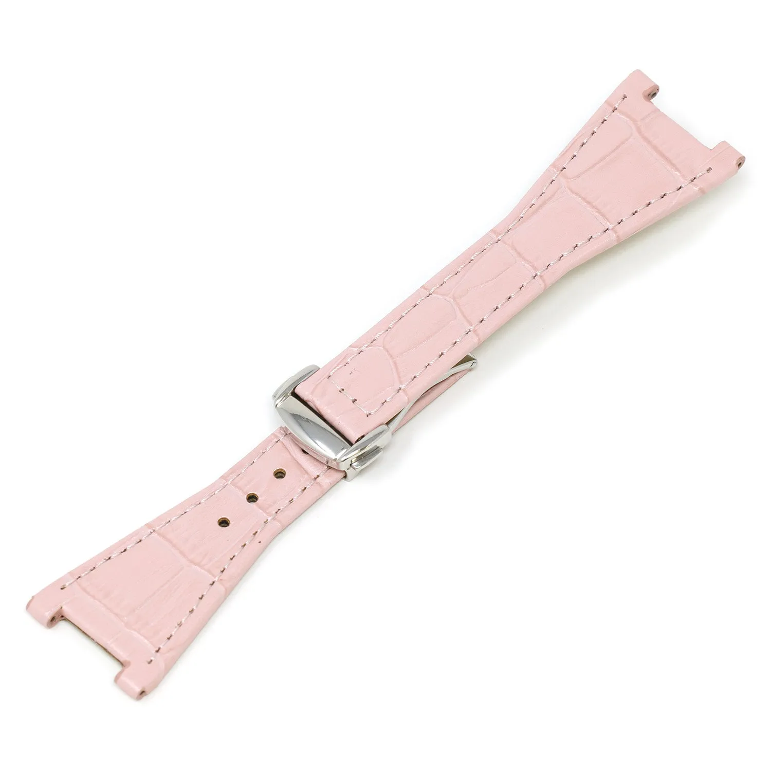 Croc Embossed Strap for Omega Constellation Quadra