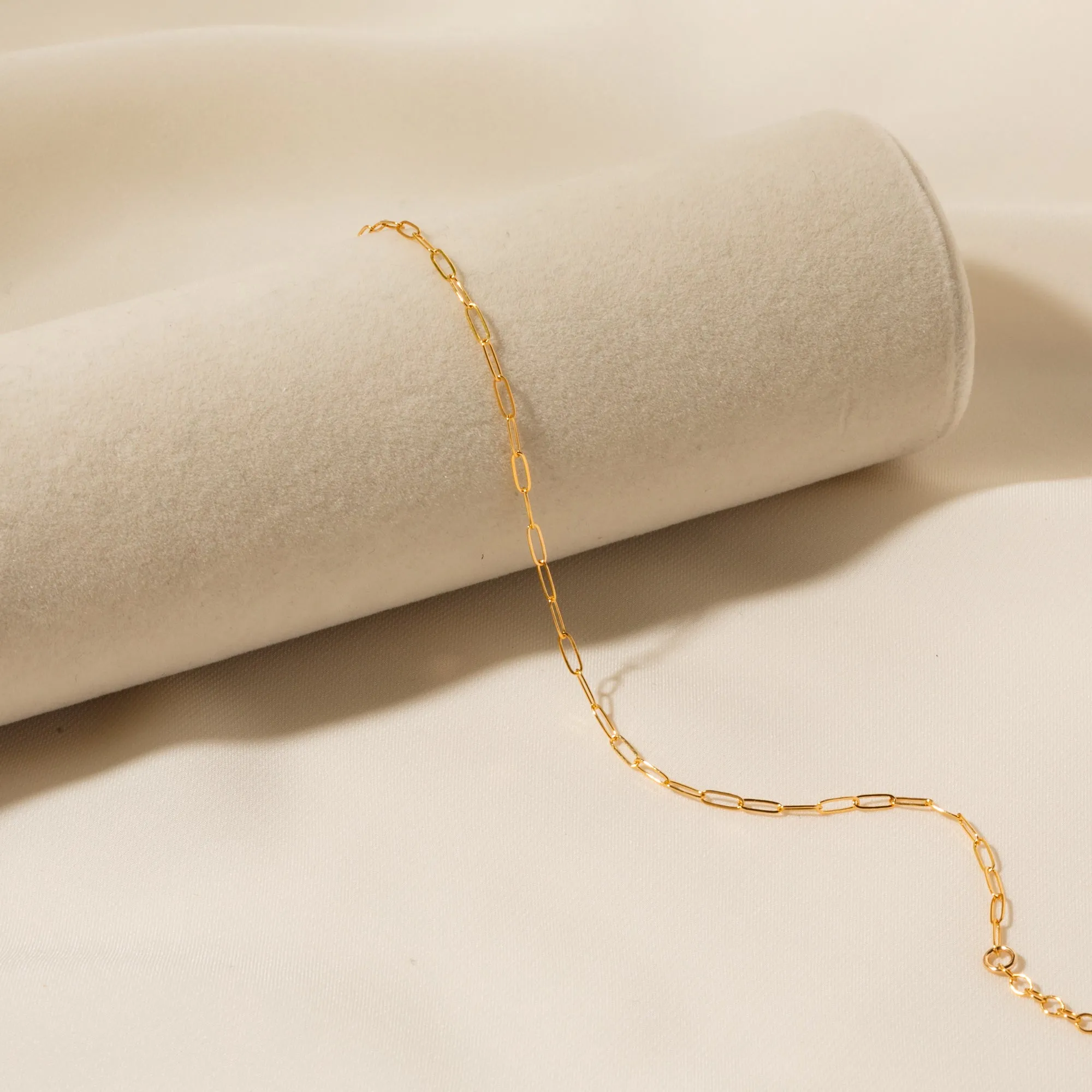 Dainty Paperclip Chain Bracelet