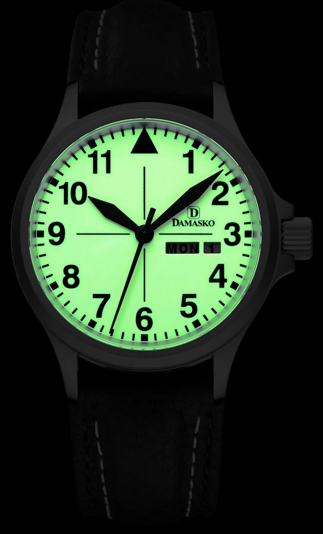 Damasko Watch DK37 Matt Leather Pin