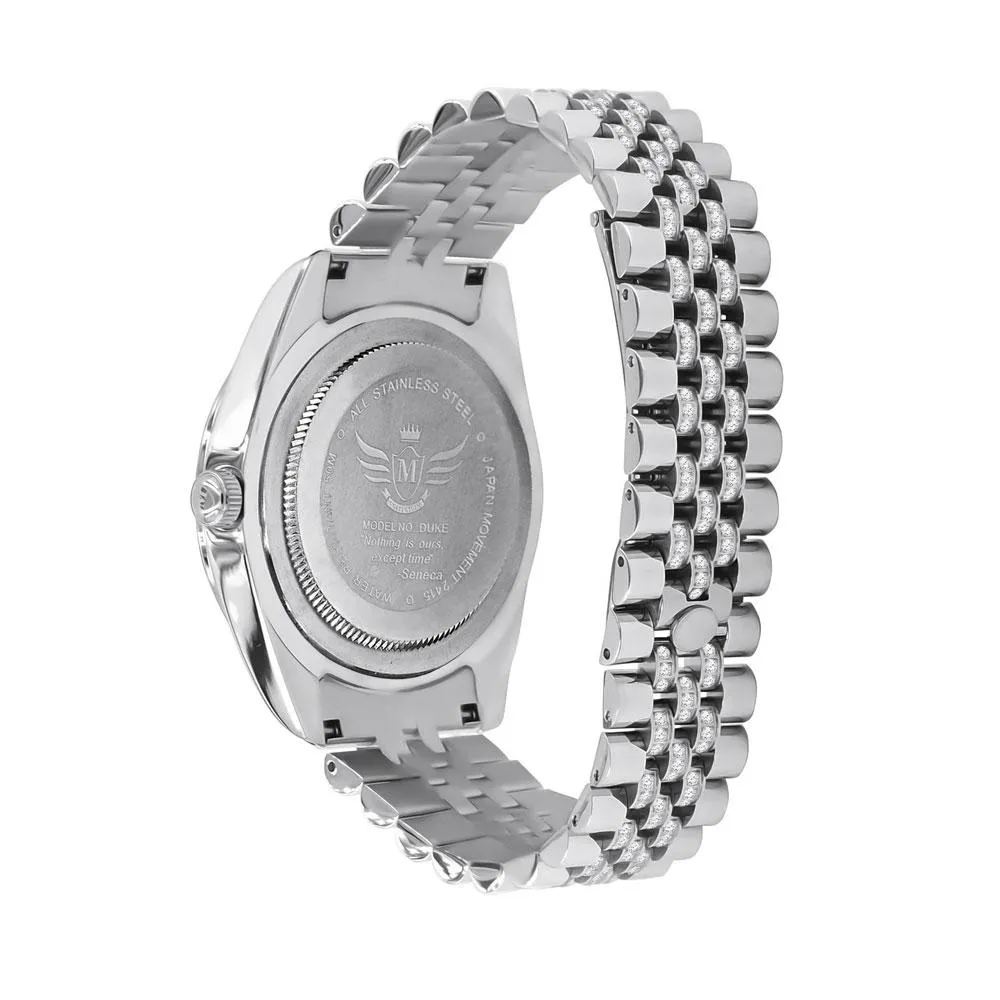 Date Jubilee Iced CZ Bling Bling Watch