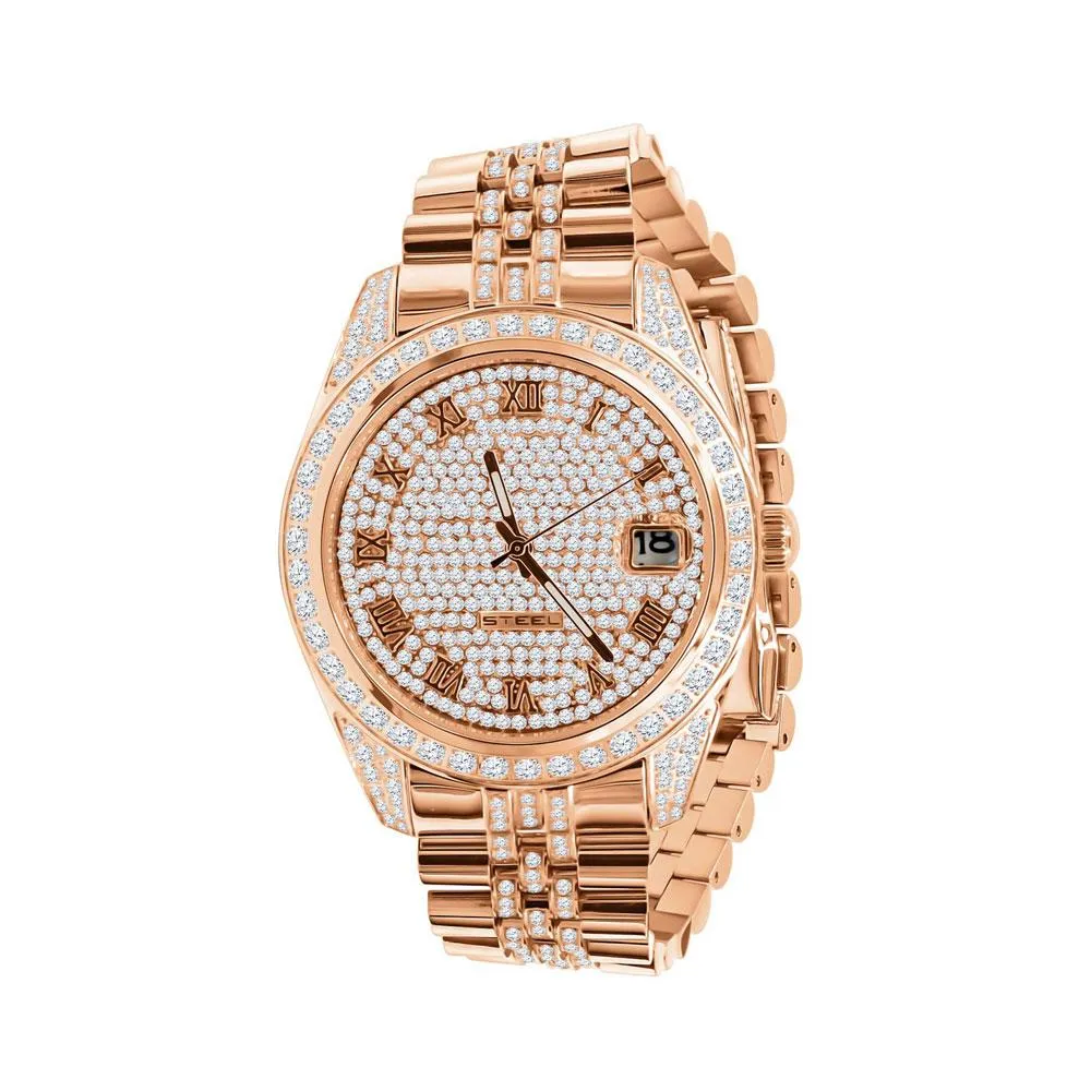 Date Jubilee Iced CZ Bling Bling Watch