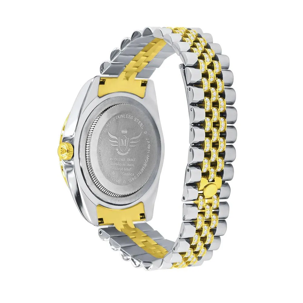 Date Jubilee Iced CZ Bling Bling Watch