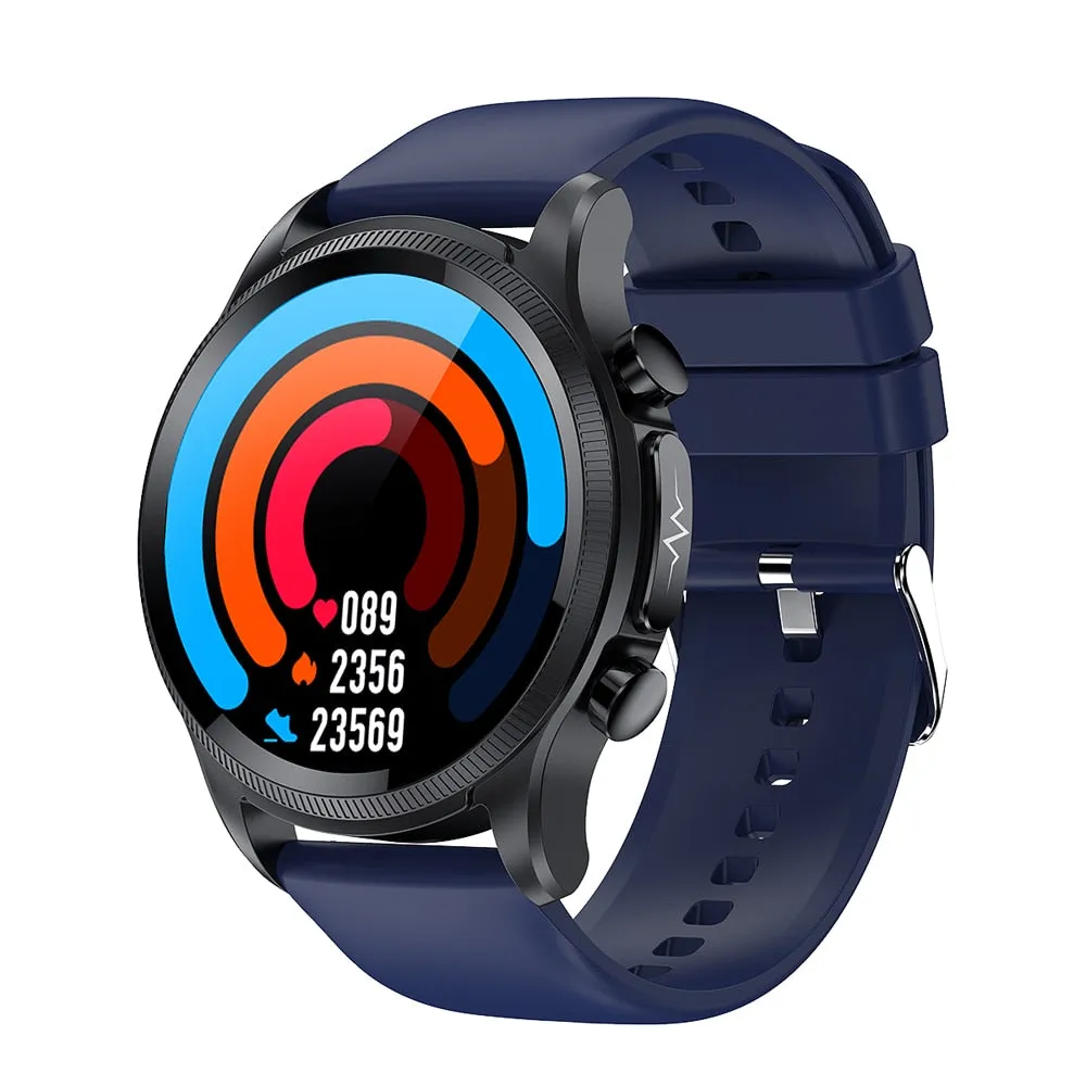 ECG PPG Blood Glucose Smart Watch Men Blood Pressure Heart Rate Body Temperature IP68 Waterproof Fitness Tracker Smartwatch