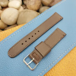 Elgin Buckle & 17.2mm JB Champion Short Scotch Grain 1950s Vintage Watch Band
