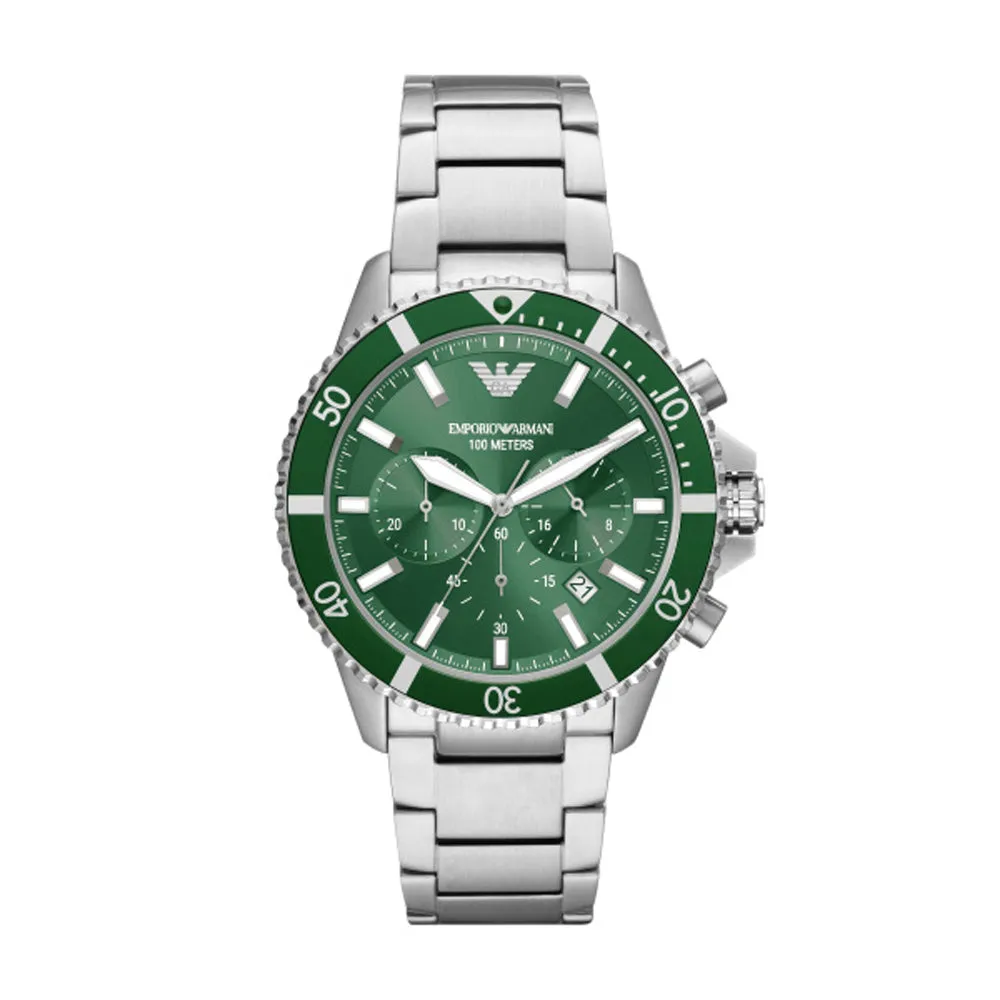 Emporio Armani Mens World Explorer Chronograph Watch AR11500