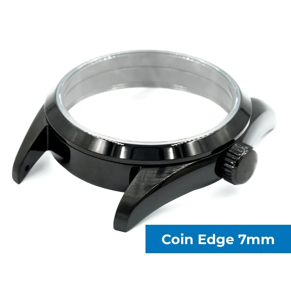 Explorer Watch Case - 36mm [ULTRA THIN DLC BLACK EDITION]