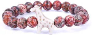 Fahlo Giraffe Tracking Bracelet, Elastic, supports Somali Giraffe Project, one size fits most for Men and Women