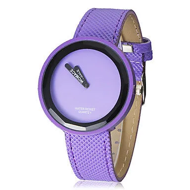 Fashion watch Women's Watch Minimalism Round Dial Candy Color