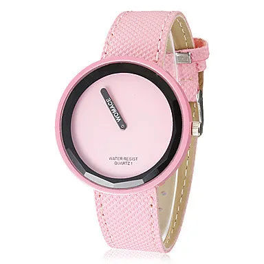 Fashion watch Women's Watch Minimalism Round Dial Candy Color