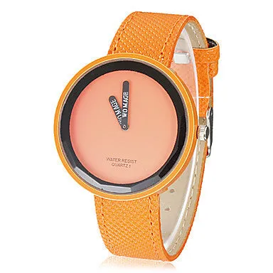 Fashion watch Women's Watch Minimalism Round Dial Candy Color