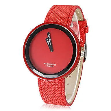 Fashion watch Women's Watch Minimalism Round Dial Candy Color