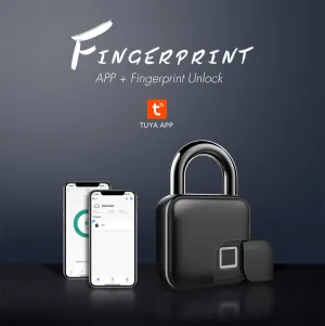 Fingerprint Padlock Bluetooth Waterproof Smart Padlock