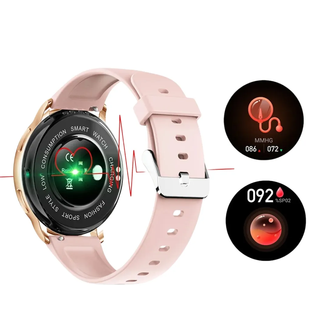 Fitness Tracker-klocka med anpassad urtavla fr kvinnor