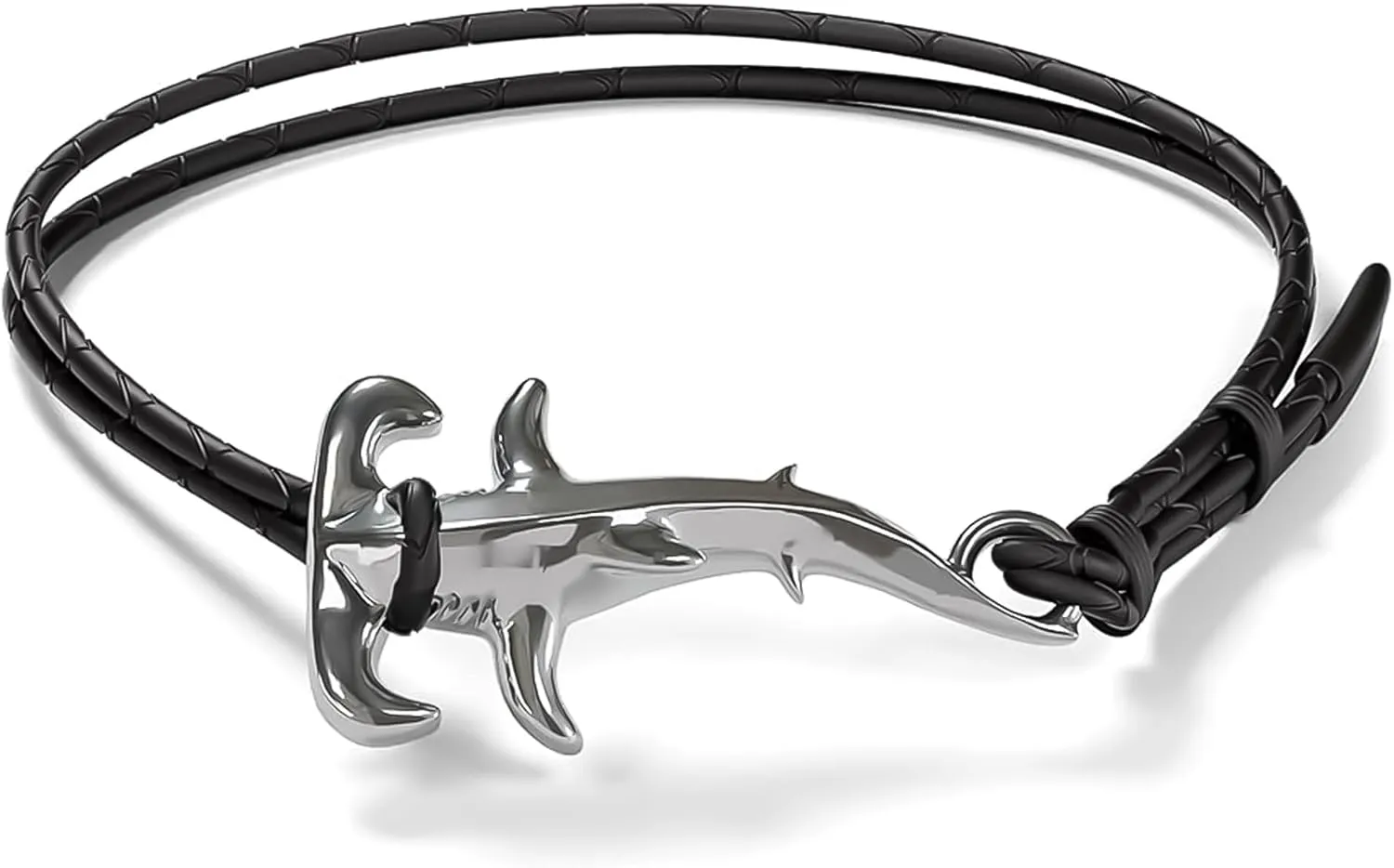 FlexTech Shark Tracking Rope Bracelet - Supports OCEARCH Ocean Conservancy - One Size Fits All - Waterproof, Sweatproof, Sunproof