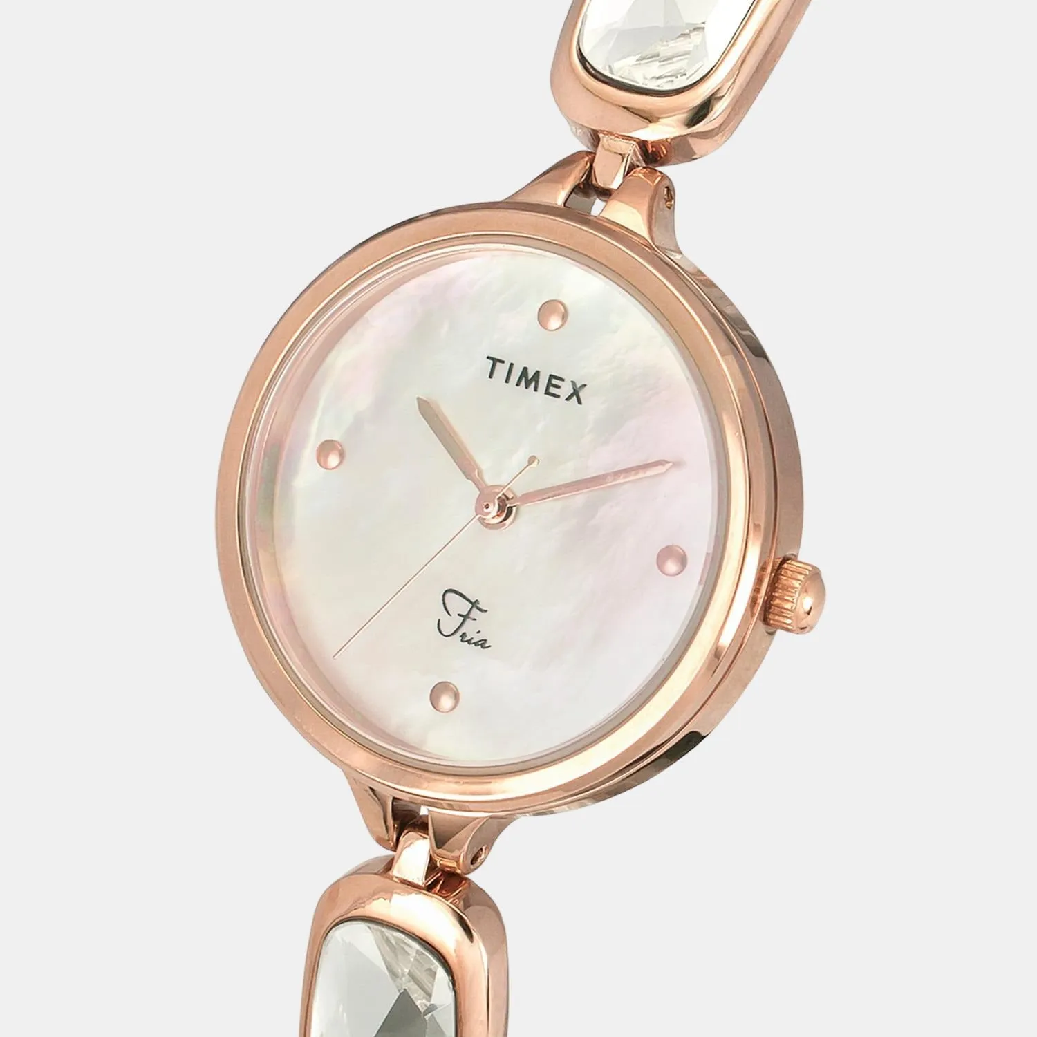 Fria Women Silver Analog Stainless Steel Watch TWEL15901