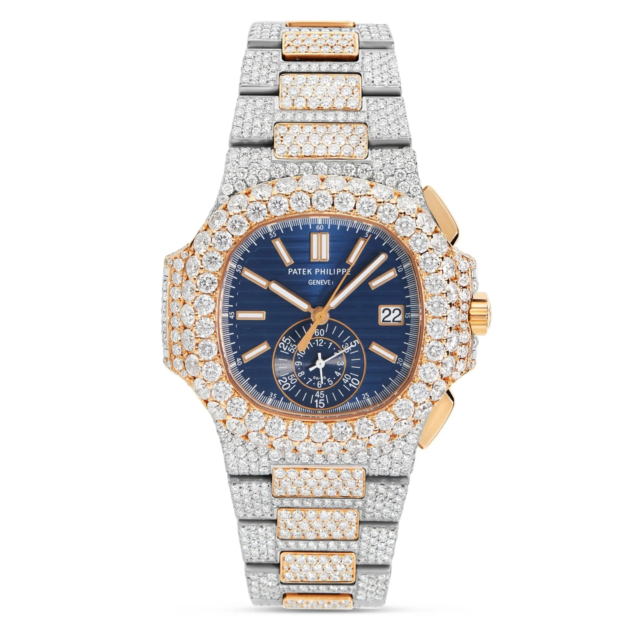 Full Diamond Patek Philippe Nautilis 40.5