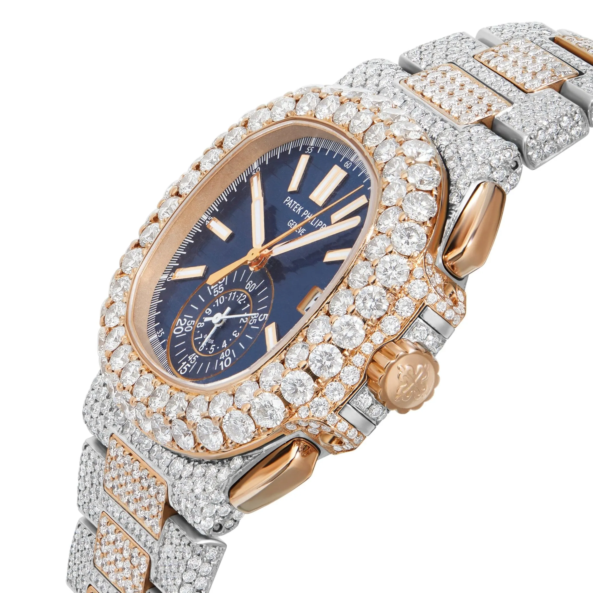 Full Diamond Patek Philippe Nautilis 40.5