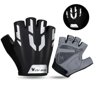 Full Finger Half Finger Anti Slip Reflective Cycling Gloves
