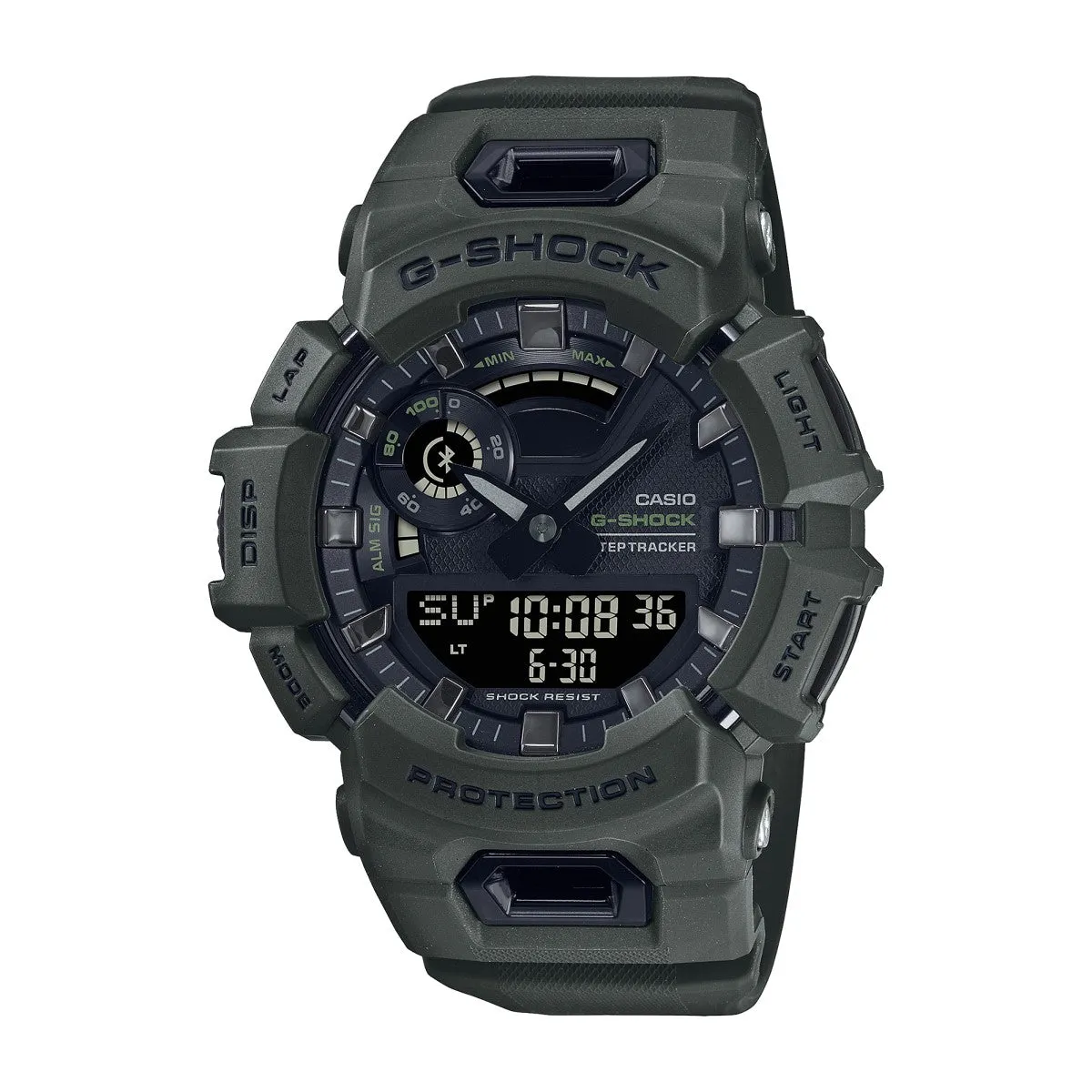 G-Shock Move 51MM Bluetooth Connected Green Resin Watch. GBA900UU-3A