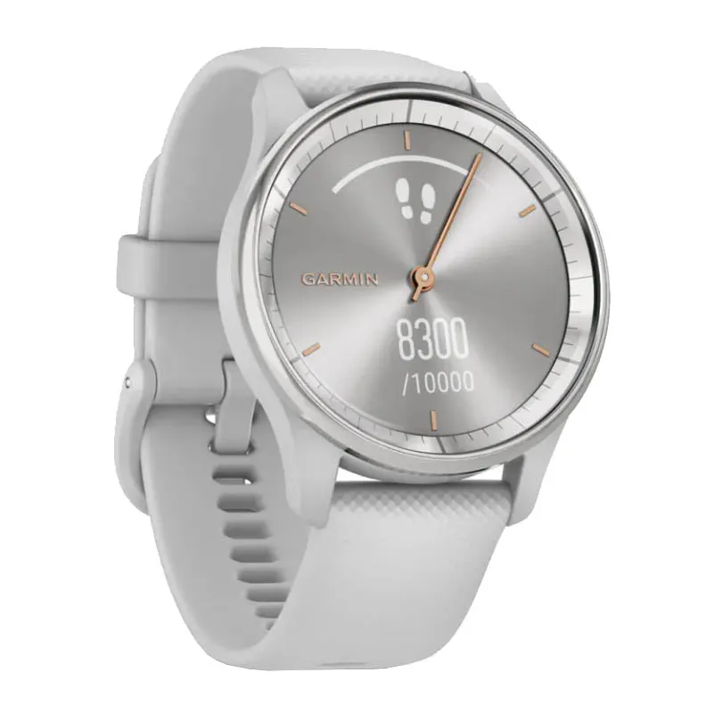 Garmin Vivomove Trend Smartwatch, Silver/Grey