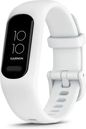 Garmin vvosmart 5, Fitness Tracker, Long-Lasting Battery, Simple Design, White