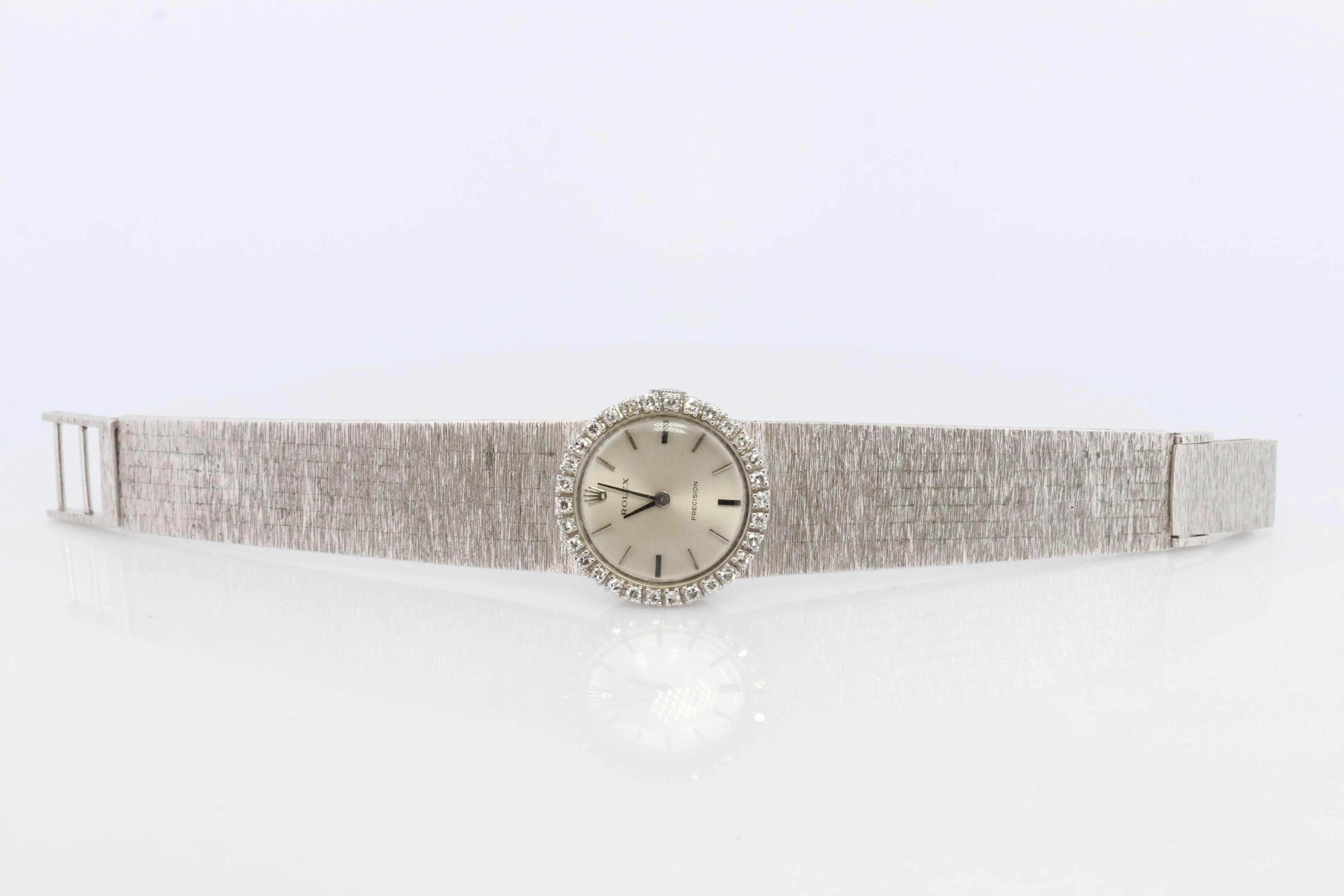 Genuine Rolex Watch. Diamond Bezel Ladies ROLEX 2649 Precision.