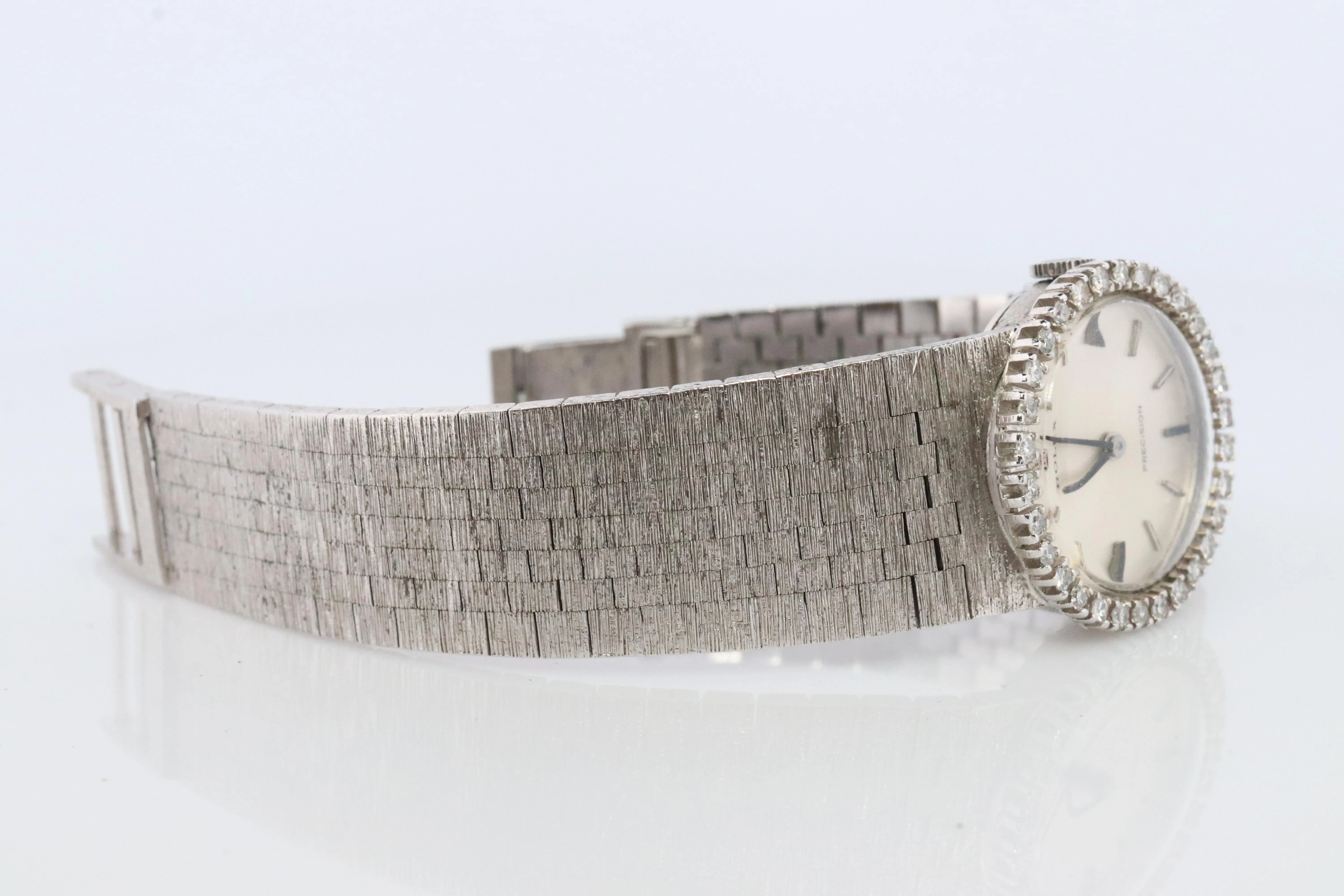 Genuine Rolex Watch. Diamond Bezel Ladies ROLEX 2649 Precision.