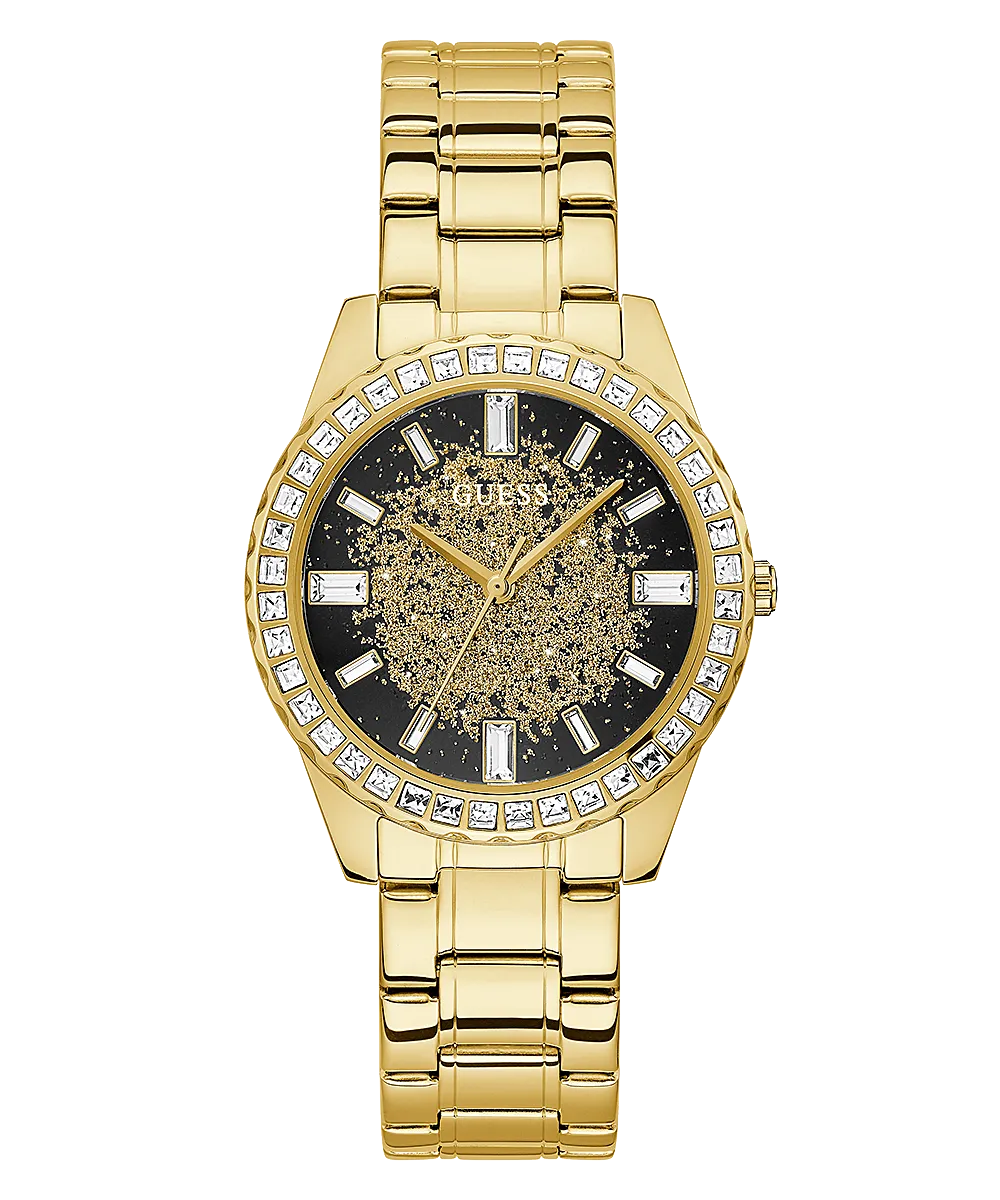 Guess Glitter Burst Gold Tone Women's Watch GW0405L2