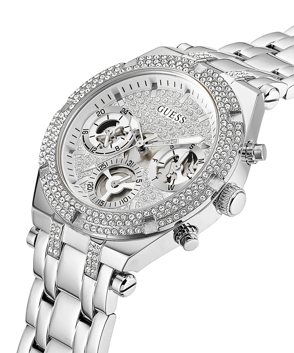 Guess Heiress Silver Glitz Women's Watch GW0440L1