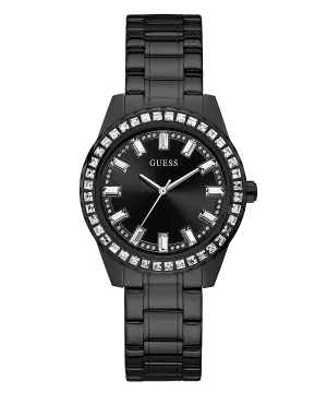 Guess Sparkler Black Stainless Steel Women's Watch GW0111L4