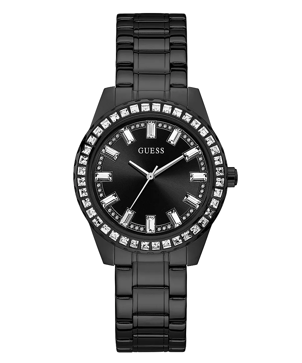 Guess Sparkler Black Stainless Steel Women's Watch GW0111L4