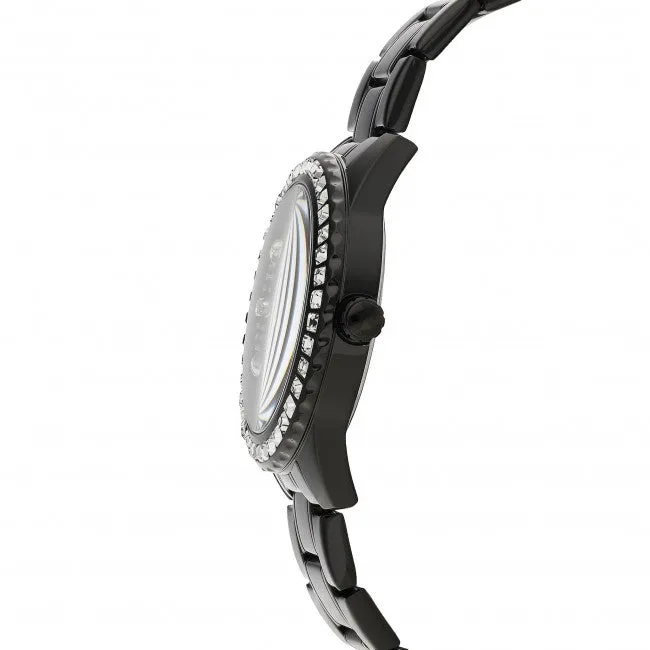 Guess Sparkler Black Stainless Steel Women's Watch GW0111L4