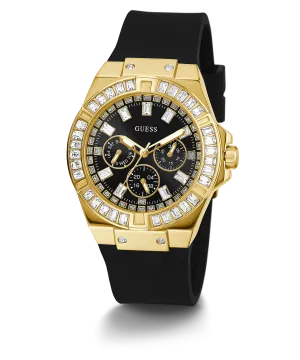 Guess Venus Gold Case Silicone Strap Women's Watch GW0118L1