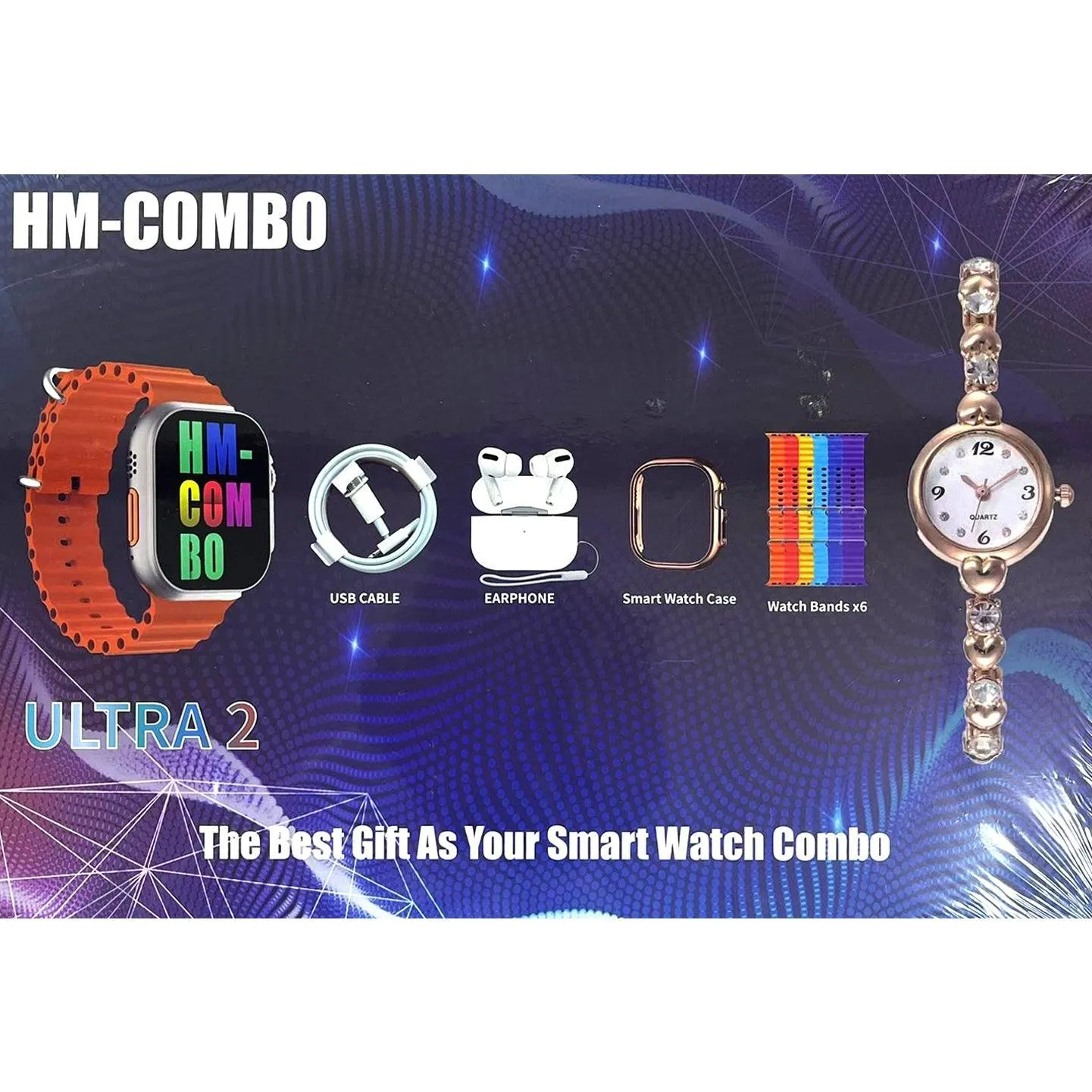 HM-Combo Ultra 2 Smart Watch   Airpods