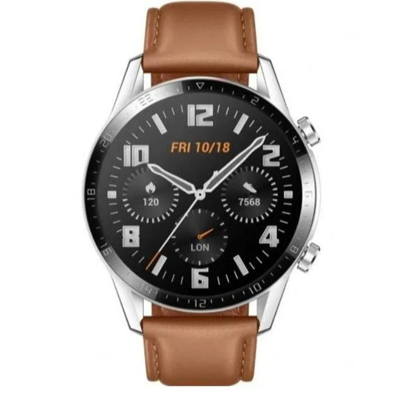 Huawei GT 2 Classic Smart Watch 46mm - Pebble Brown