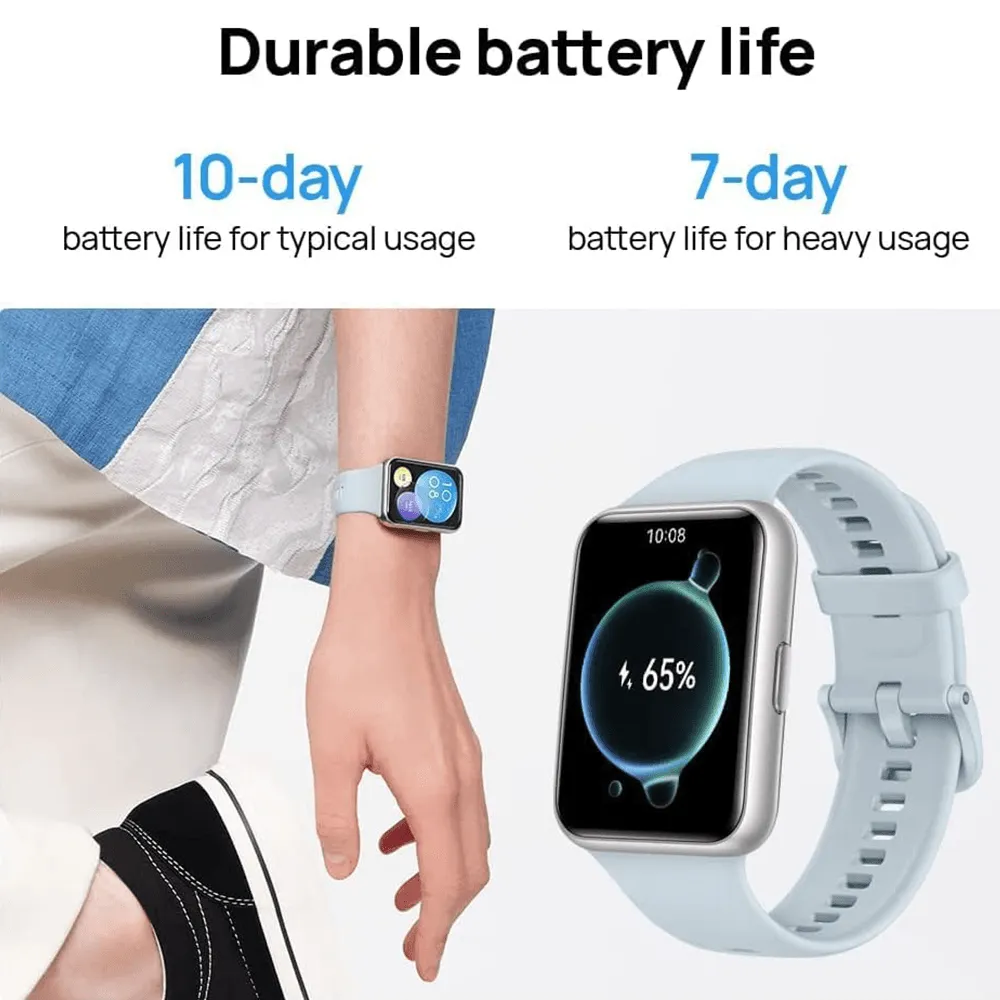 Huawei Watch Fit 2 YDA-B09S Isle Blue Polymer Case With Isle Blue Silicone Strap