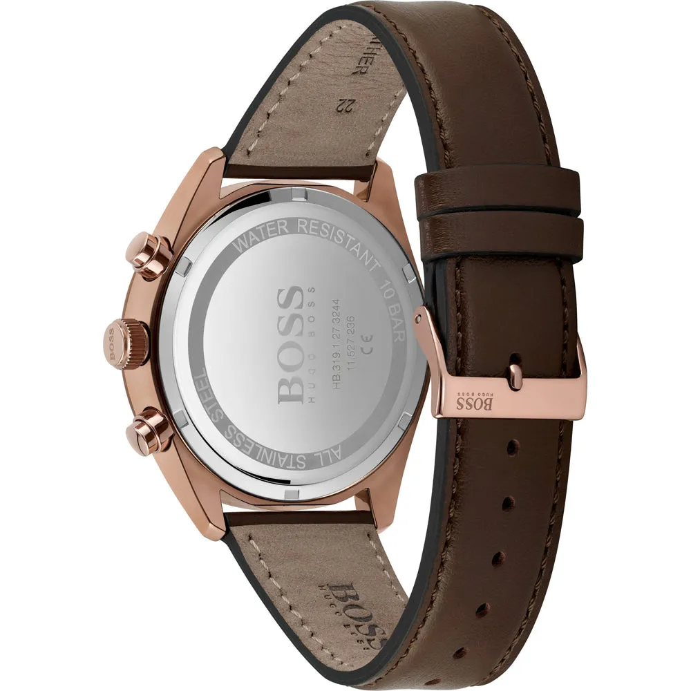 Hugo Boss Champion Leather Strap Men's Watch 1513817