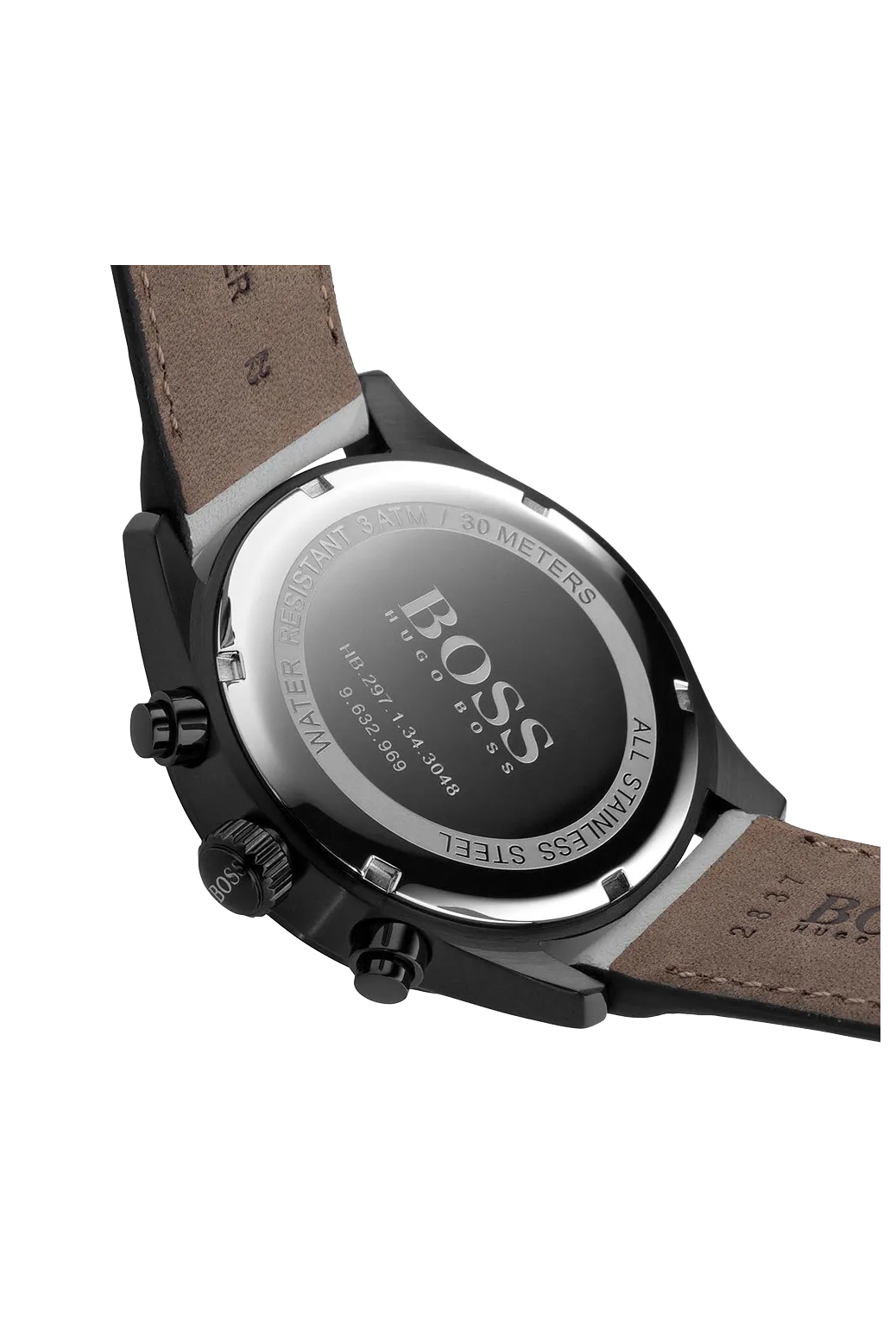 Hugo Boss Grand Prix Black Ion Plated Chronograph Mens Watch