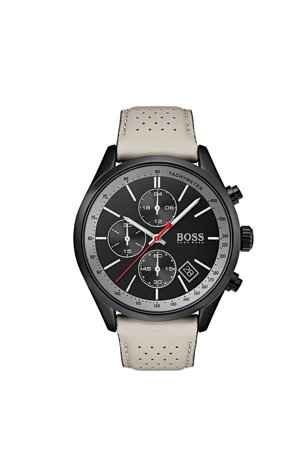 Hugo Boss Grand Prix Black Ion Plated Chronograph Mens Watch