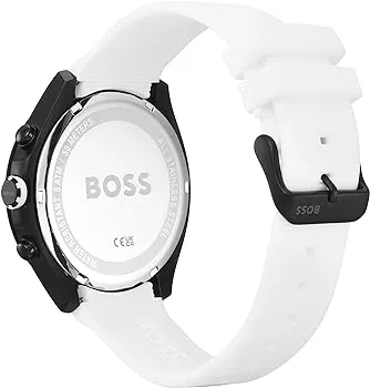 Hugo Boss Velocity Silicone Black Dial Men's Watch 1513718