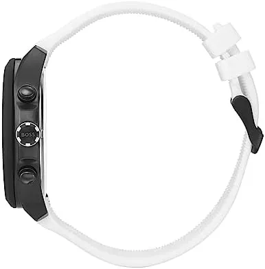 Hugo Boss Velocity Silicone Black Dial Men's Watch 1513718